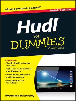 cover image of Hudl For Dummies